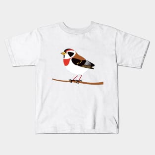 Cute little round fantasy bird Kids T-Shirt